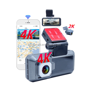 กล้องติดรถยนต์ DVR ระดับพรีเมียม ขนาด 3.99 นิ้ว ความละเอียด 4K ด้านหน้า 2K ด้านหลัง เลนส์คู่ มุมมองกว้าง พร้อม G-Sensor และระบบตรวจจับการจอด - Product Image 1