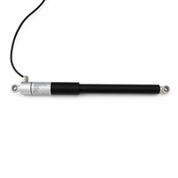 Mini-tige de poussée électrique tubulaire sur mesure 50N, actionneur linéaire à moteur CC haute vitesse 50 mm/s, faible bruit, en alliage d'aluminium