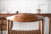 Bureau d'ordinateur en bois massif, table à plateau large, style simple et moderne, bureau de patron, bureau de président