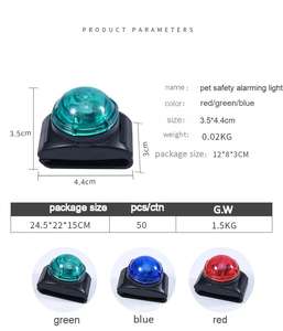 Colorful Durable Simple Solid Waterproof LED <b>Dog</b> Collar Pendant <b>Light</b> with Buckle <b>for</b> Pet Safety <b>Night</b> <b>Walking</b> - Product Image 6