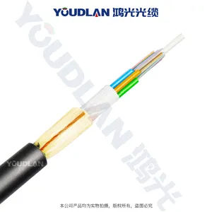 Youdlan ADSS G652D Fil d'aramide Câble de fibre optique de renfort FRP