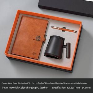 2026 Custom Logo Personalized Jacquard Printed Advertising Promotional Business <b>Gift</b> Box Set Notebook Pen Mug Spoon <b>Gifts</b> - Product Image 3