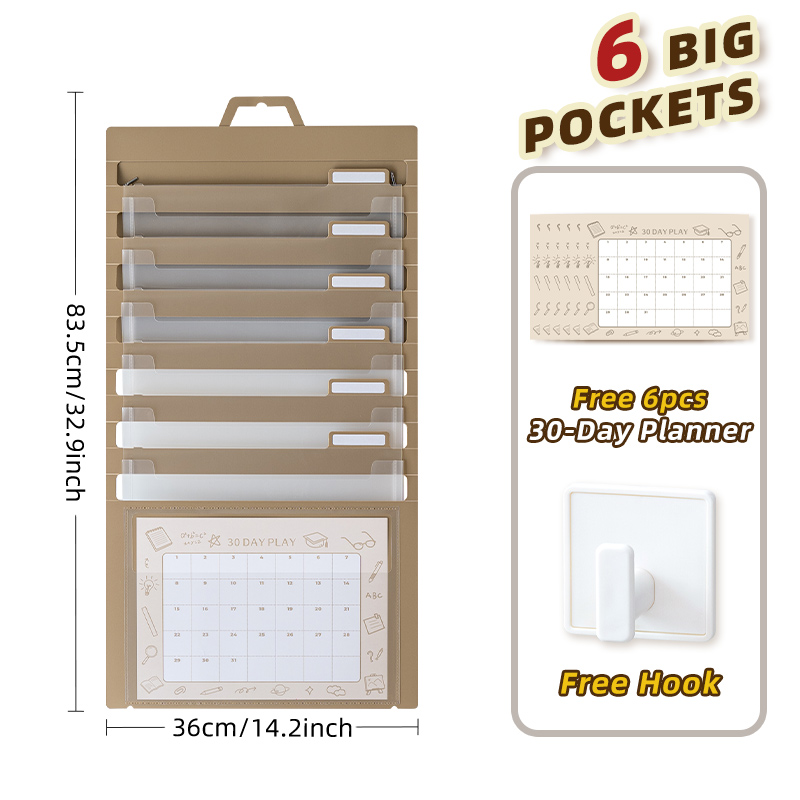 kaki 6 grandes grilles + plan 30 jours