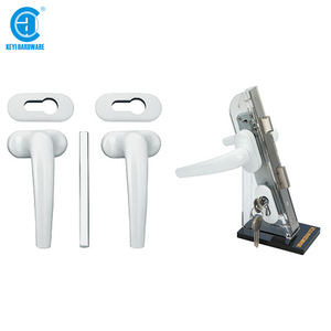 KEYI Matel Accessoires en aluminium de DL-10 qualité Poignée à levier de porte Accessoires de fenêtre à battant multipoints Poignée avec fourche de verrouillage - Product Image 1