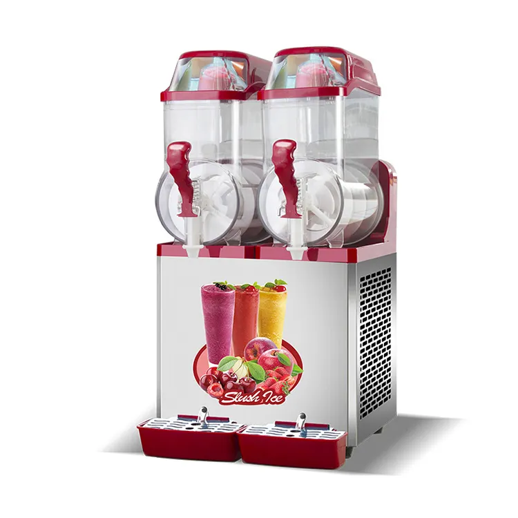 Toko buah Stainless Steel komersial 1/2/3 Tank Frozen minum mesin Slushie mesin Slushy mesin Margarita