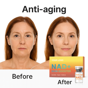 NAD Serum Peptide Whitening Anti Wrinkle Skin Renewal Hydrating Revitalizing Firming Radiance Treatment OEM Skincare Factory - Product Image 4