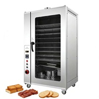 Fumoir Électrique Automatique en Acier Inoxydable pour Aliments, Machine Commerciale pour Fumer Viande, Poisson et Saucisses