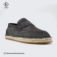 Fabricant de chaussures LANCI, design personnalisé de chaussures mocassins, espadrilles, mocassins à enfiler, chaussures personnalisées avec logo, chaussures en daim de qualité supérieure, chaussures en jute