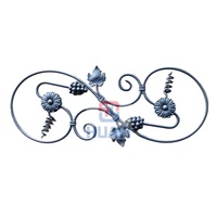 Arte de Pared de Hierro Forjado Elegante, Decoración Moderna y Estilosa para el Hogar, Hierro Forjado para Puerta, Exterior y Jardín