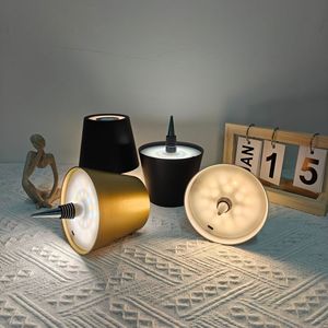 Lampada da Tavolo LED Incassata per Esterni, Campeggio, Sala da Pranzo, Lampada Ornamentale USB, Lampada da Scrivania Ricaricabile a Bottiglia di Vino - Product Image 4