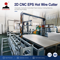 Machine de découpe de contour automatique à commande numérique CNC 2D pour mousse EPS, pour profils plats en EPS