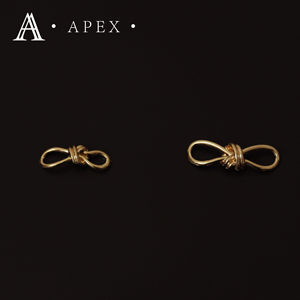 Khóa trang trí không đều, có logo tùy chỉnh của APEX Factory dành cho giày nữ, đầm, đồ bơi, làm bằng hợp kim kẽm, trang trí dây lưng, khóa sau. - Product Image 6