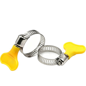 Collier de serrage en acier inoxydable Jinhongying, acier 304, poignée en plastique réglable pour tuyau de gaz et d'eau - Product Image 3
