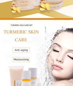 Aceites antiacné de marca privada coreana, juegos de crema de tóner orgánico Vega, blanqueamiento, Turmeric, cuidado de la piel - Product Image 6
