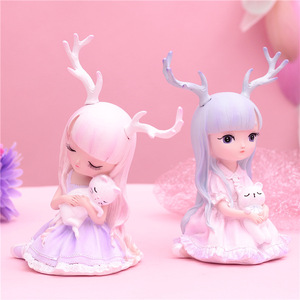 Giocattoli in Resina PVC Personalizzati OEM 2024, Action Figure di Alta Qualità, 2 Stili, Decorazioni per Torte, Statuette <span class=keywords><strong>Anime</strong></span> per Bambine, Bambola <span class=keywords><strong>Rosa</strong></span> - Product Image 5