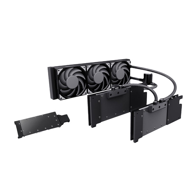 New RTX4090 48GB Low-temperature Quiet Single-slot 360 Water Cooler All-in-one Graphics Card for Desktop