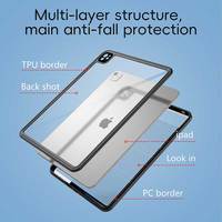Étui pour iPad Pro 13 pouces 2024 M4, étanche IP68, transparent avec cordon, protection intégrale, anti-poussière pour iPad Pro 2024 13 pouces