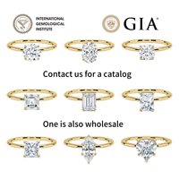 Bagues personnalisées en or blanc plaqué or 10K, 14K, 18K, serties de diamants de laboratoire IGI, pour mariage, fiançailles, bijoux tendance pour femmes