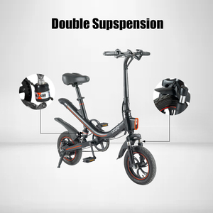 Mini bicicleta eléctrica plegable de 12 ", 350w, con batería de 36v y 7,8ah, venta al por mayor - Product Image 4