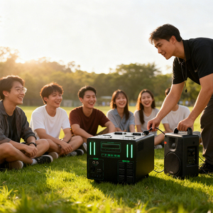 สถานีพลังงาน LiFePO4แบบพกพาเพียวไซน์เวฟ5 AC220V50Hz 800W พลังงานแสงอาทิตย์ DC I/o XT90 Type-C65W 4000 + รอบชิปฟรี - Product Image 6