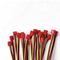 Adaptateur de faisceau de câbles d'alimentation à 3 broches en cuivre sur mesure avec gaine en caoutchouc PVC, câble de câblage de qualité industrielle IP20