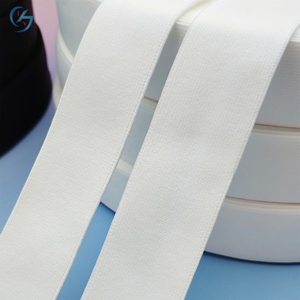 Fabricant en gros de bande élastique tissée jacquard personnalisée, largeur 40 mm, nylon, pour vêtements, chaussures, sacs, douce et confortable - Product Image 1