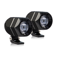 Luces LED antiniebla de conducción para motocicleta, Mini luces de 2 pulgadas, 10W, Aux