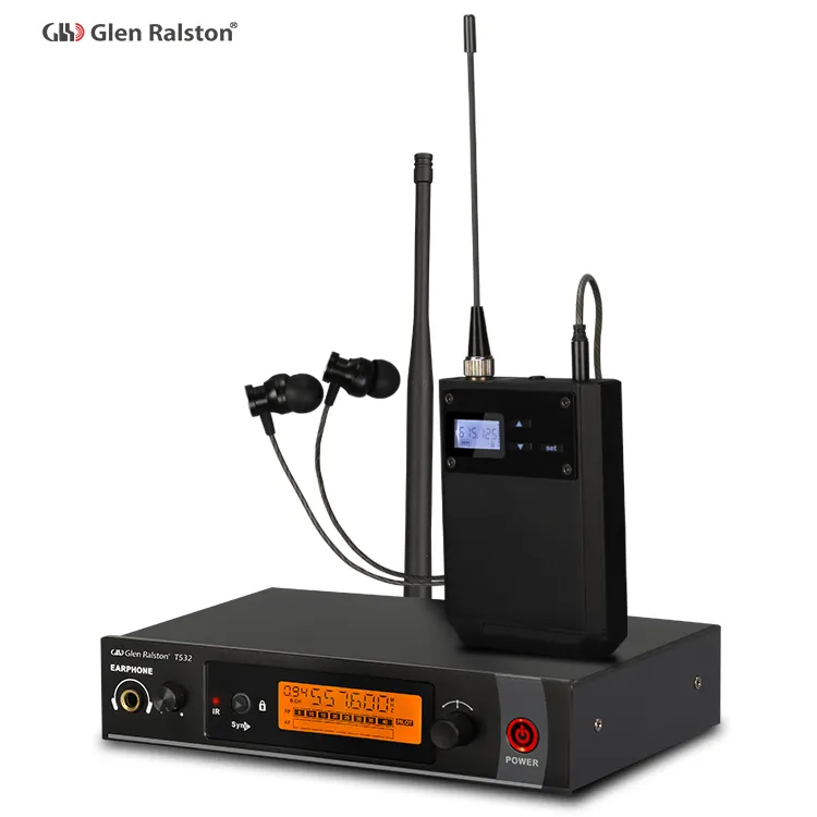 Glen Ralston T532 moniteur intra-auriculaire transmetteur de système sans fil bodypack