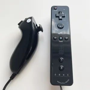 Joystick intégré 2 en 1 avec Motion Plus Wiied avec Nunchuck pour télécommande Wiied pour manette Wii pour Console Will U