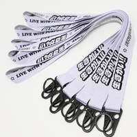 Lanière en polyester jacquard durable et écologique de qualité supérieure pour influenceurs de fitness et articles promotionnels de studio créatif pour salles de sport