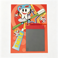 Tableau d'écriture magique amusant et mignon pour enfants, en papier, personnalisable, à dérouler, facile à effacer