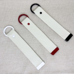 Lanière de téléphone en polyester imperméable brodée à la main coréenne DIY 3,2*19cm, écologique, porte-clés, étiquette nominative en tissu, Fête des Pères - Product Image 3