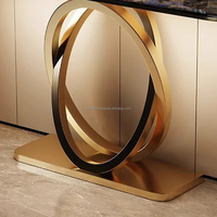 Meubles de salon, table console miroir de luxe pour couloir, tables console modernes pour la maisonavec table console de rangement