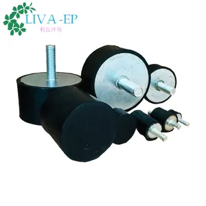 Cao su hình trụ chống rung cách ly cài đặt cao su cao su xi lanh Đệm rung isolator