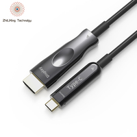Ugreen — câble usb vers hdmi 4k, fibre optique, mini dp, pour téléphone, moniteur, 10m, 20m, 50m