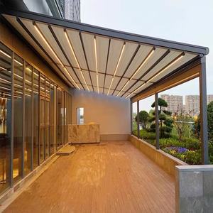 Toldo Retráctil de Grado Comercial para Patio con Protección Solar Resistente al Viento para Restaurante y Hotel - Product Image 1