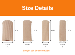 Ngón chân tách ống silicon gel tay áo Ngô Bảo vệ nylon đàn hồi vải ngón tay ngón chân ống bảo vệ tay áo búa miếng đệm - Product Image 3