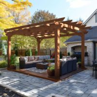Pergola extérieure moderne en aluminium résistant aux intempéries pour terrasse et jardin, fabrication sur mesure