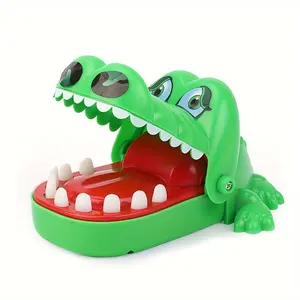 Cocodrilo mordedura dedo juego de mesa juguete dinosaurio diente extracción padres y niños broma tiburón juguete