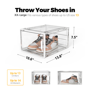 Thiết Kế Hiện Đại Kích Thước Lớn Hộp Giày Trong Suốt Biểu Tượng Tùy Chỉnh Dày Nhựa Sneakers Lưu Trữ Ngăn Kéo Cho Phòng Khách - Product Image 3