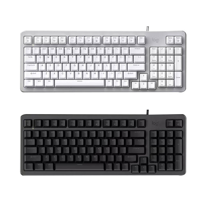 Logitech K848 Wired Mechanical Office Customizable Keyboard with Laser-engraved Keycap Character Craftsmanship in Large Stock