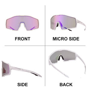 スポーツ用サングラス男性用ロードサイクリングシリコンスポーツ安全ゴーグルUV保護偏光ファッションサングラス - Product Image 4