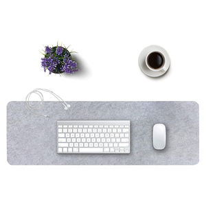 ملمس صديق للبيئة سجادة صوف ملمس بماوس كبير حامي كمبيوتر للمكتب - Product Image 4