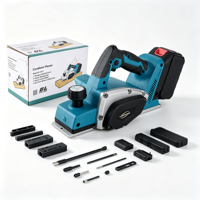 Raboteuse à bois portative LDP01, machine à raboter électrique domestique pour le jardin, raboteuse à bois électrique rechargeable 21V