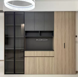 Gabinetes Personalizados de Múltiples Estilos, Muebles de Cocina y Baño de Madera Sólida de Múltiples Capas, Armarios Multifuncionales con Herrajes Inteligentes - Product Image 4