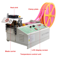 Machine de découpe automatique de sangles en nylon chaudes et froides pour équipement de fabrication de câbles