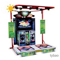 Machine de jeu de danse de jeu d'arcade le rythme de la musique étape sur la flèche avec capteur à distance Machine de jeu de danse d'arcade