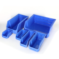 Bacs de stockage rentables et écologiques pour stocks en vrac Caisse empilable empilable en plastique recyclable pour un stockage efficace