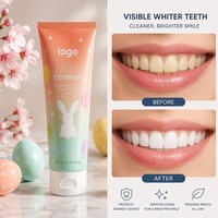 Dentifrice blanchissant personnalisé pour adultes, à la niacinamide et à l'hydroxyapatite, anti-caries, portable, sans fluor, certifié ISO, pour usage domestique