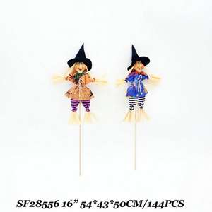 Senmasine automne récolte épouvantail pour jardin cour porche <span class=keywords><strong>oiseaux</strong></span> loin décor choix - Product Image 4